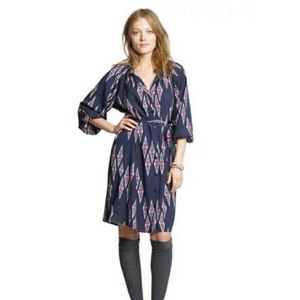 Tucker for Target navy ikat dress